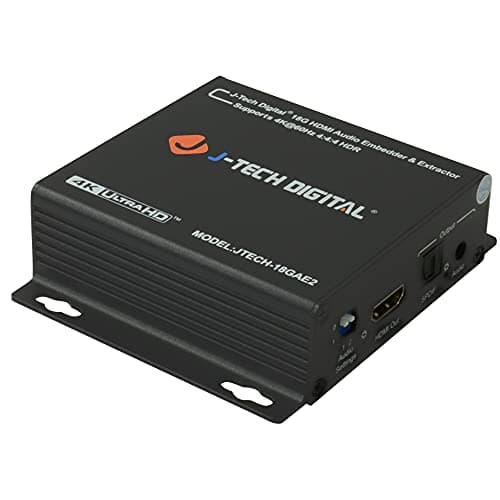 J-Tech Digital 4K 60Hz HDMI Audio Extractor (JTECH-AE8K)
