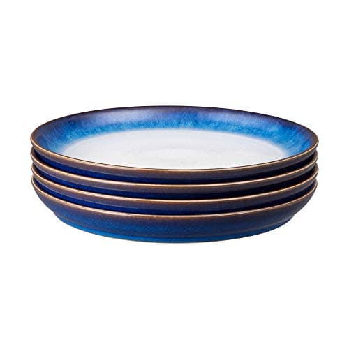 Denby Studio Blue Coupe Dinner Plate 21cm Set of 4 | Kitchenware Australia