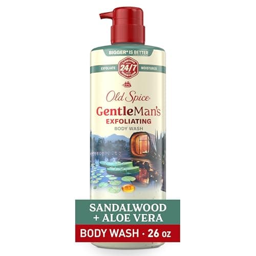 Old Spice Gentleman's Blend Exfoliating Body Wash, Brown Sugar & Cocoa Butter, 532ml