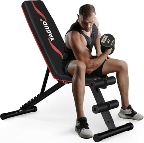 Weight Bench Press, Adjustable Workou…