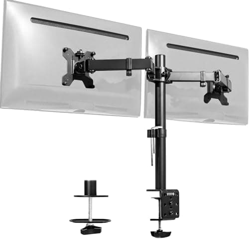 VIVO Dual LCD Monitor Desk Mount Stand