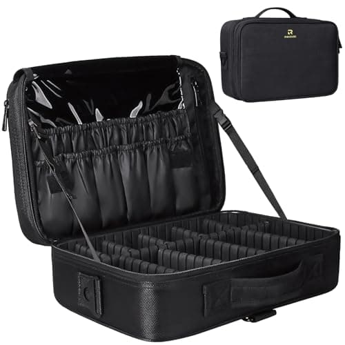Relavel Travel Makeup Train Case