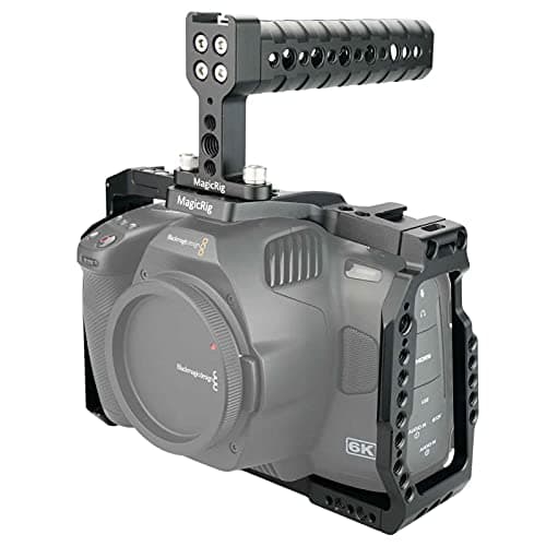 MAGICRIG BMPCC 6K Pro Cage with Top Handle Only for Blackmagic Design Pocket Cinema Camera 6K Pro / 6K G2
