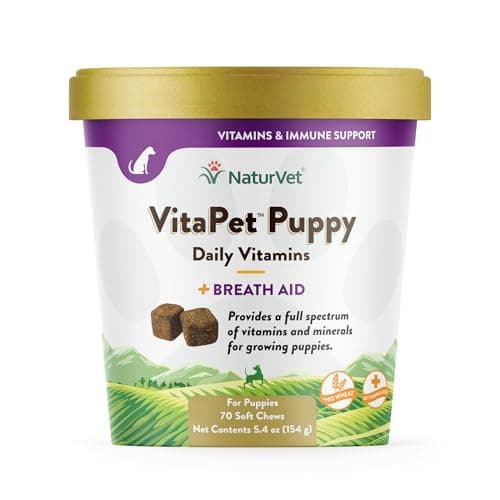 NaturVet VitaPet Puppy Daily Vitamins Plus Omegas