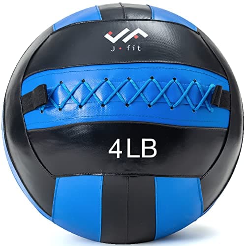 JFIT Wall Ball, 8 LB, Gray/Black