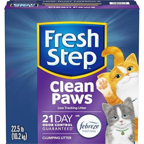 Fresh Step Clean Paws Triple Action Scented Litter, Clumping Cat Litter ...