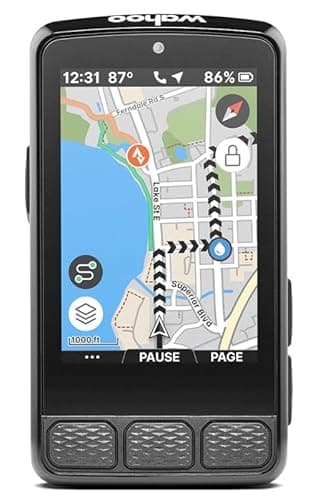 Wahoo Fitness WFCC6 ELEMNT ROAM V2 GPS Cycling/Bike Computer, Stealth Grey