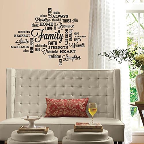 RoomMates Room for Friends Quote Peel and Stick Wall Decals - Walmart.com
