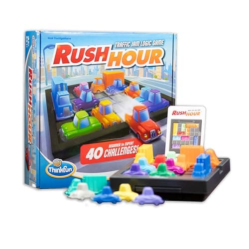 Juego de lógica Railroad Rush Hour Traffic Jam de ThinkFun