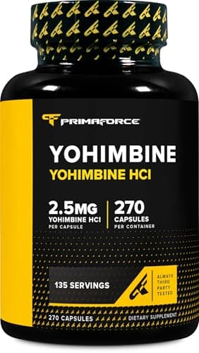 Yohimbine HCl 2.5mg PrimaForce 90 Capsules - Muscle Pump