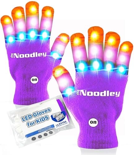 Guantes luminosos led intermitentes Noodley