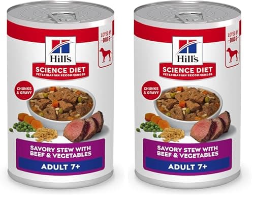 Hill s Science Diet adult 7+ estofado sabroso con res y vegetales