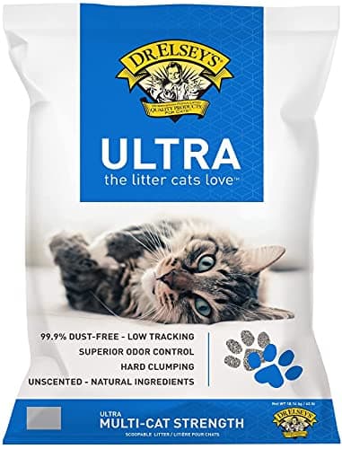Dr Elsey's Ultra Premium Clumping Cat Litter 18.14kg Scented Multi Cat ...