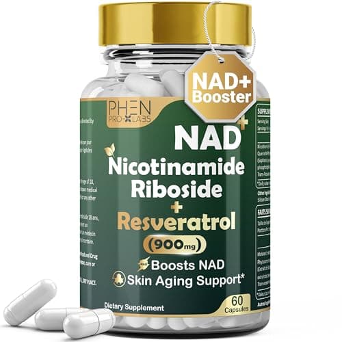 NAD Supplement États-Unis for overall Health and Immune Support, NAD+ for Anti Aging, Energy Levels and Focus (60 Capsules, 2 Months Supply)