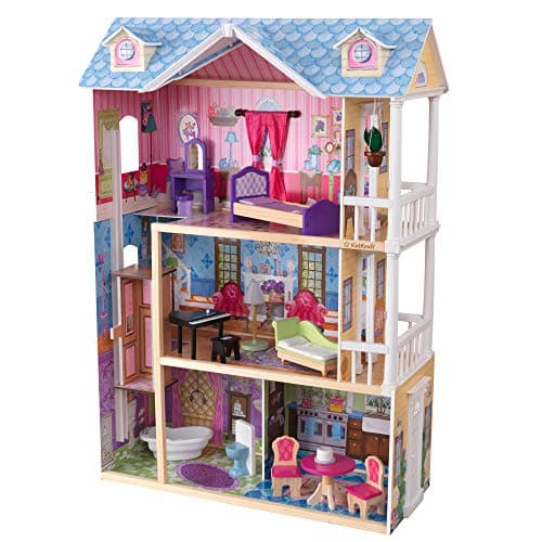 KidKraft Wooden Shimmer Mansion Dollhouse With 30 Accessories