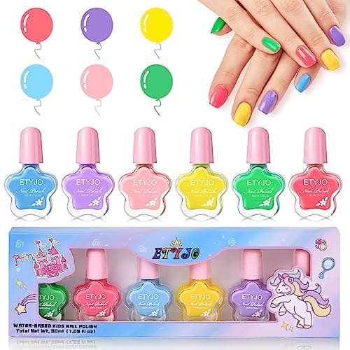 ETYJO Kids Nail Polish - Non-Toxi…