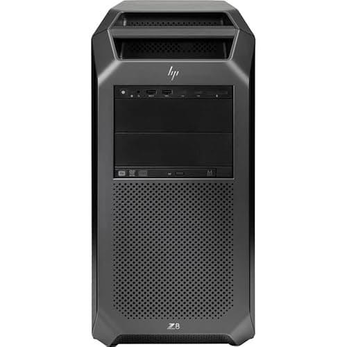 HP Z8 G4 Workstation, VR CG 4K Gaming, 2X Intel Xeon Gold 6132 (28-Cores) up to 3.7GHz, 256GB DDR4, 512GB + 2TB SSD’s, Nvidia RTX 2080 8GB, Windows 11 Pro (Renewed)