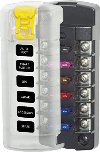 Blue Sea Systems ST Blade ATO/ATC Fuse Block 5026