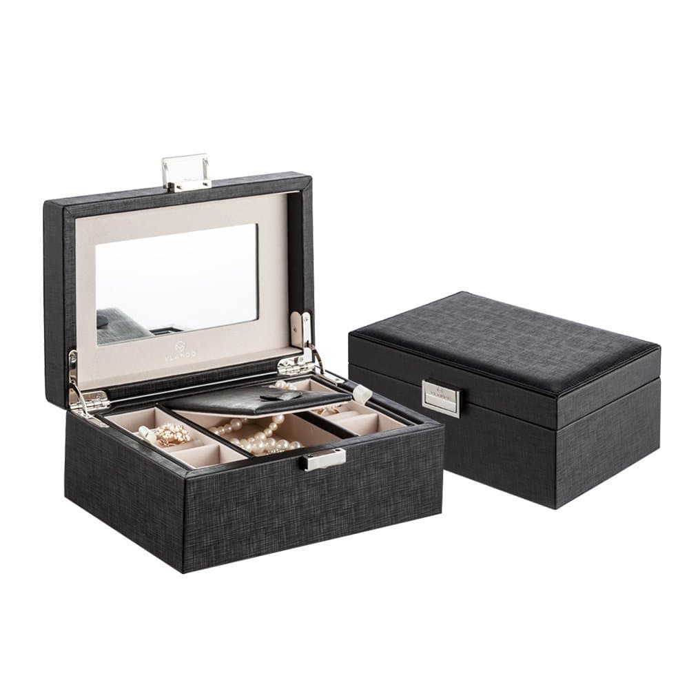 Black : Vlando Pandora Jewelry Box, Jewelry Organizer and Storage ...