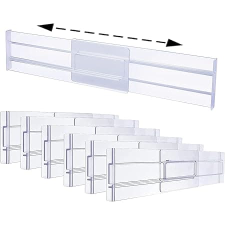 Amazon.com: mDesign Expandable Kitchen Drawer Organizer - Adjustable ...