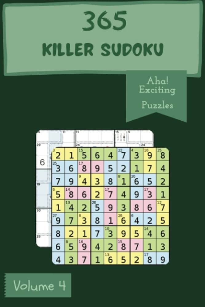 Aha! 365 Exciting Killer Sudoku Puzzles Volume 4: An Extraordinary ...