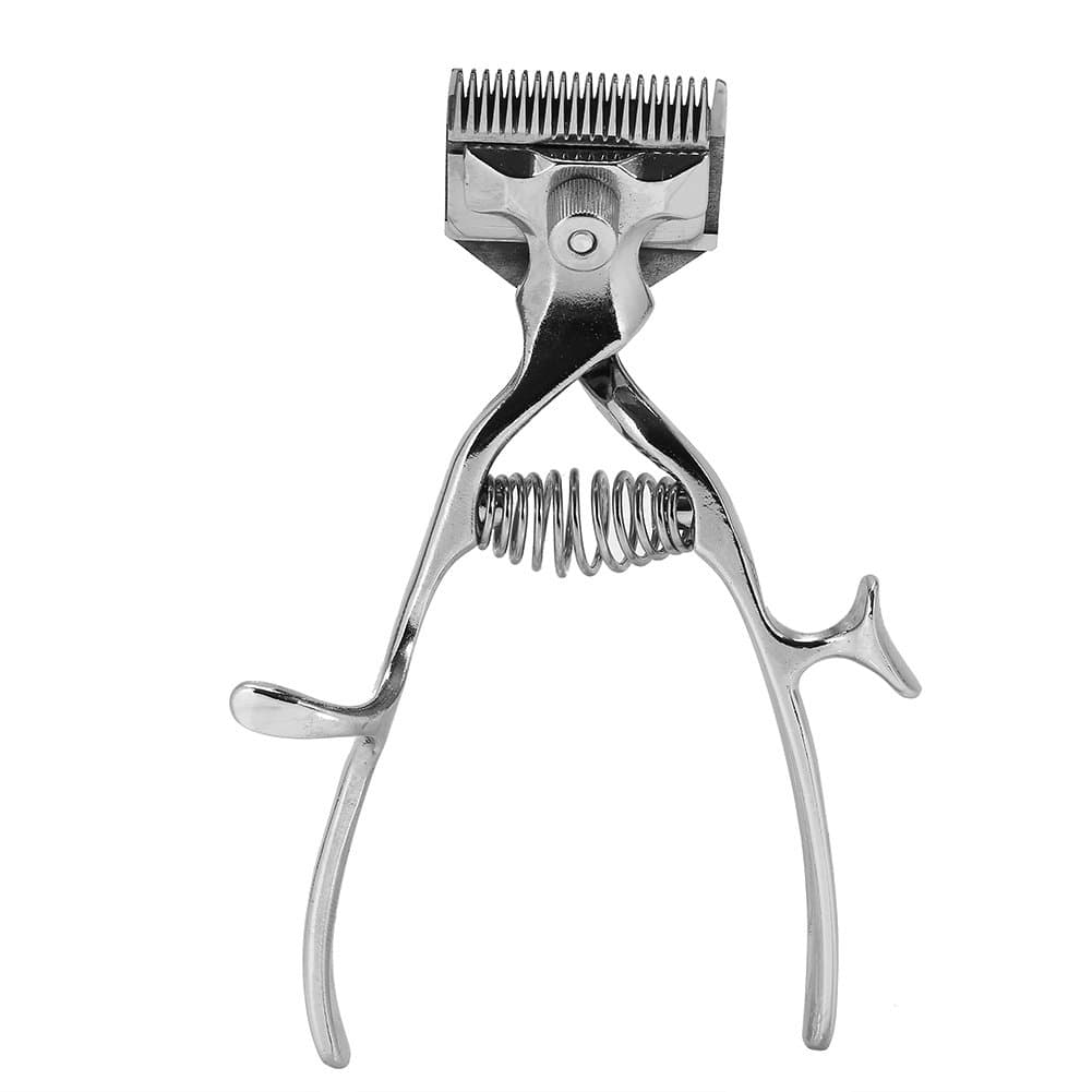 Manual Hair Clipper, Stainless Steel Hand Hair Cutter Non-Electric Low ...