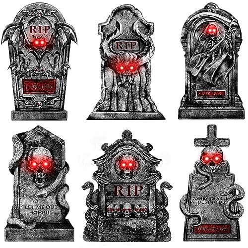 Rip Tombstone LED Eyes Lawn Inflatable 1.5m