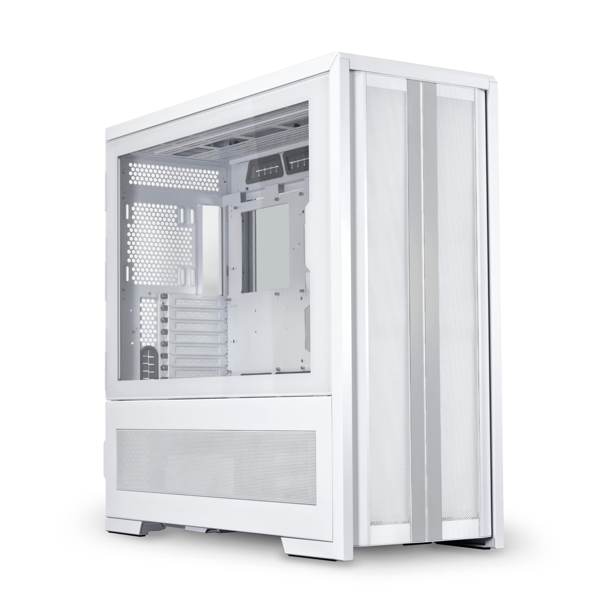 Amazon.com: LIAN LI V3000 Plus White Tempered Glass on The Left Sides ...
