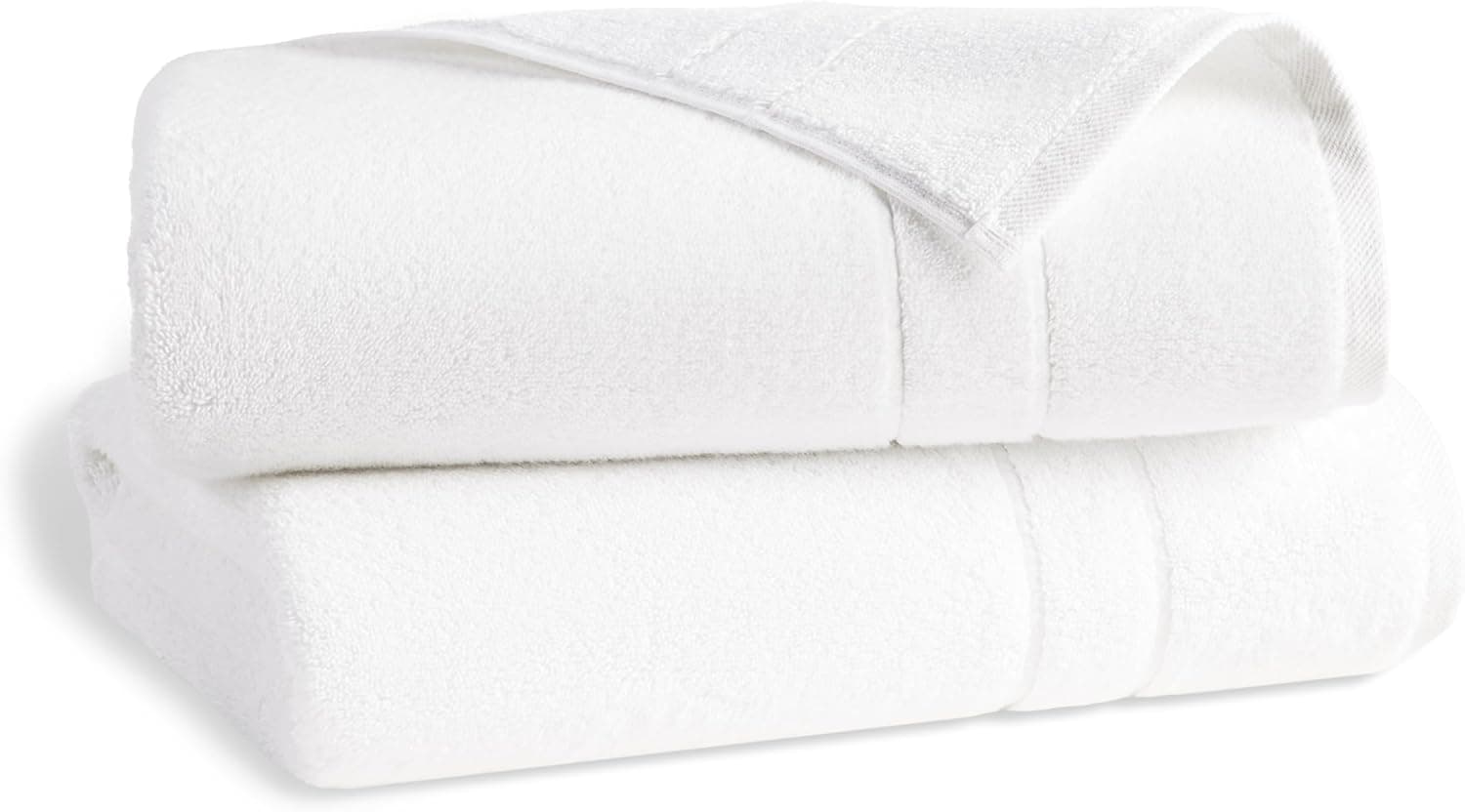 Amazon.com: Brooklinen Super-Plush Bath Sheets - Set of 2, White, 100% ...