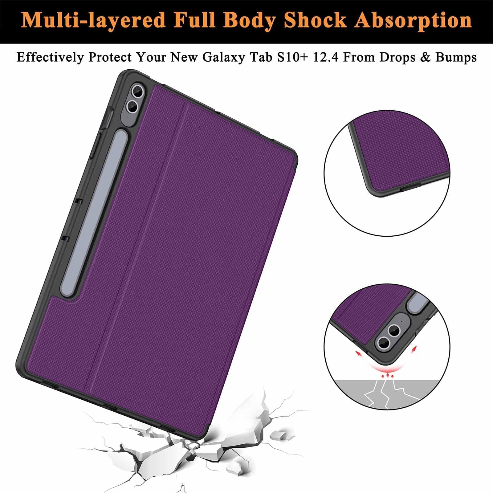 Amazon.com: Soke Galaxy Tab S10+ /S9+ /S9 FE Plus Case with S Pen ...