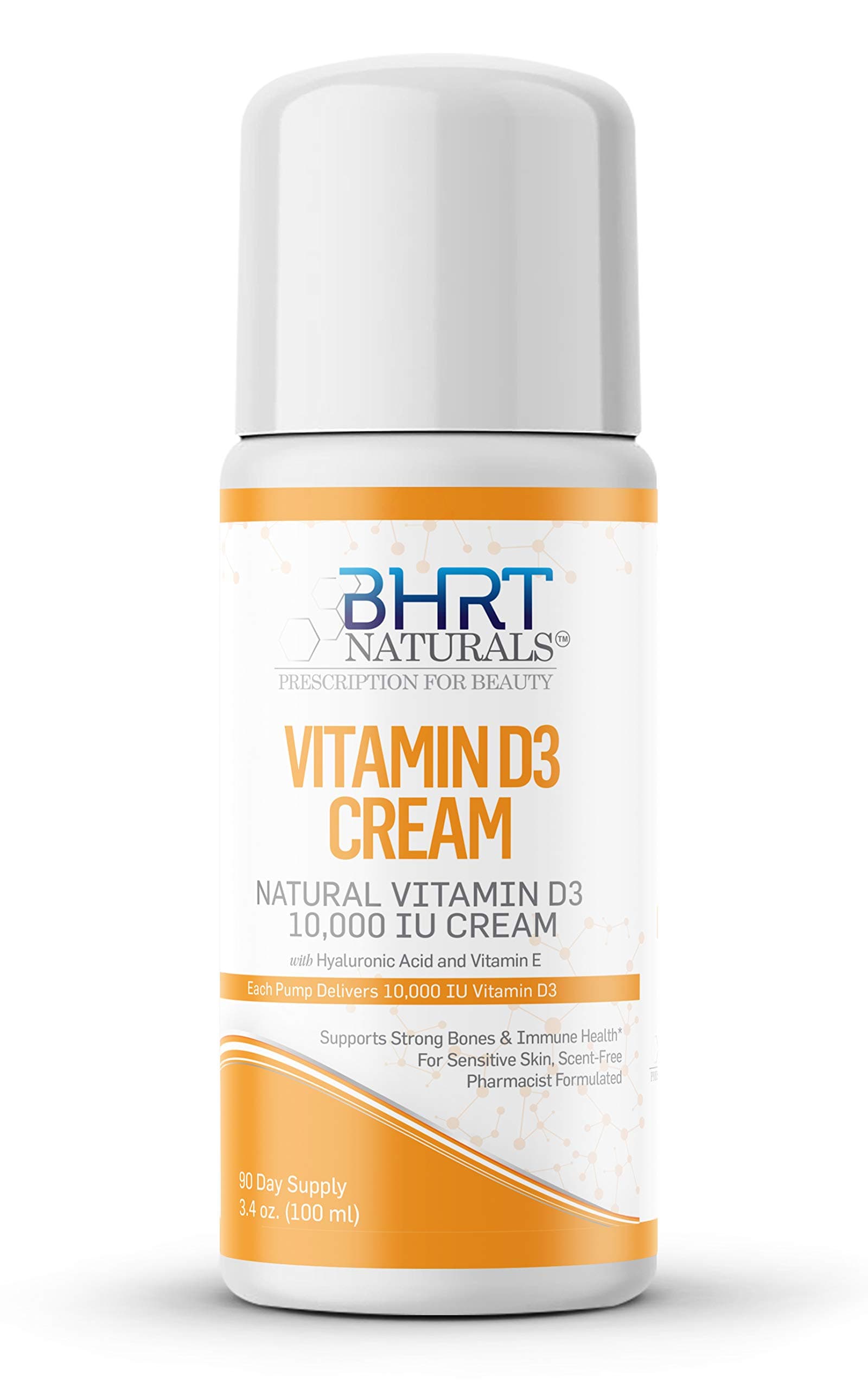 Vitamin D3 10,000 IU Cream - All Natural Vitamin D Cream for Itchy ...