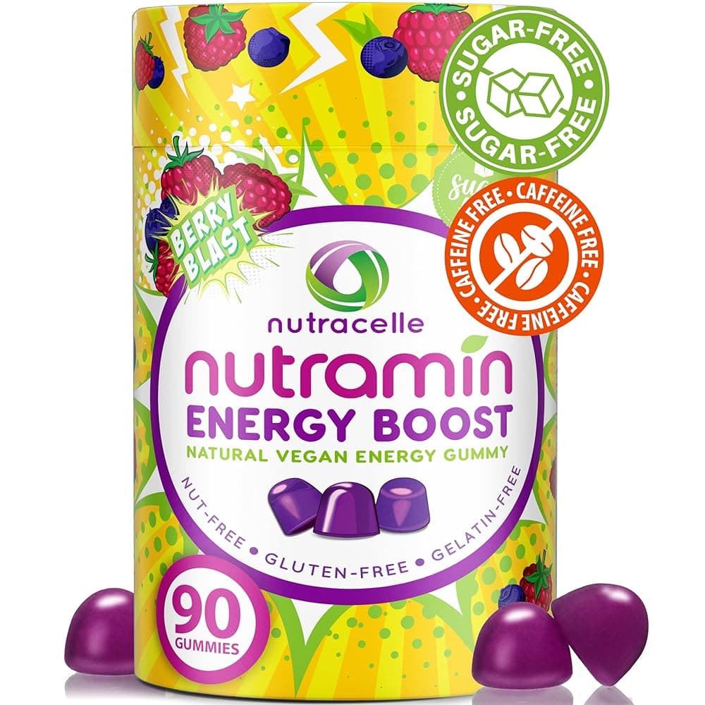 Amazon.com: NUTRAMIN Energy Boost Vitamin Gummy - Skip The Coffee ...