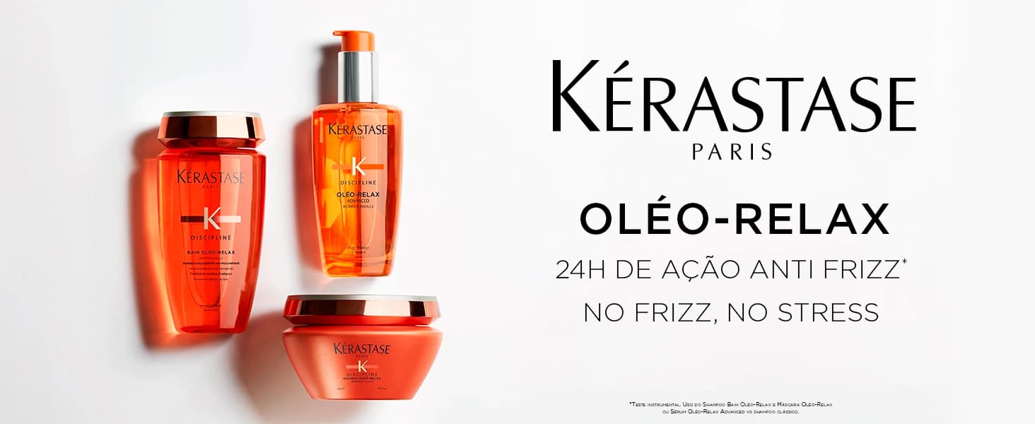 Kérastase Sérum Discipline Serum Oléo-Relax Advanced, Cabelos com frizz ...