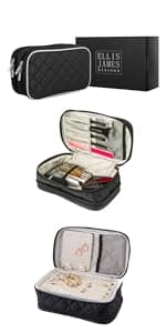 Amazon.com: Ellis James Designs Travel Jewelry Organizer Elegant Travel ...