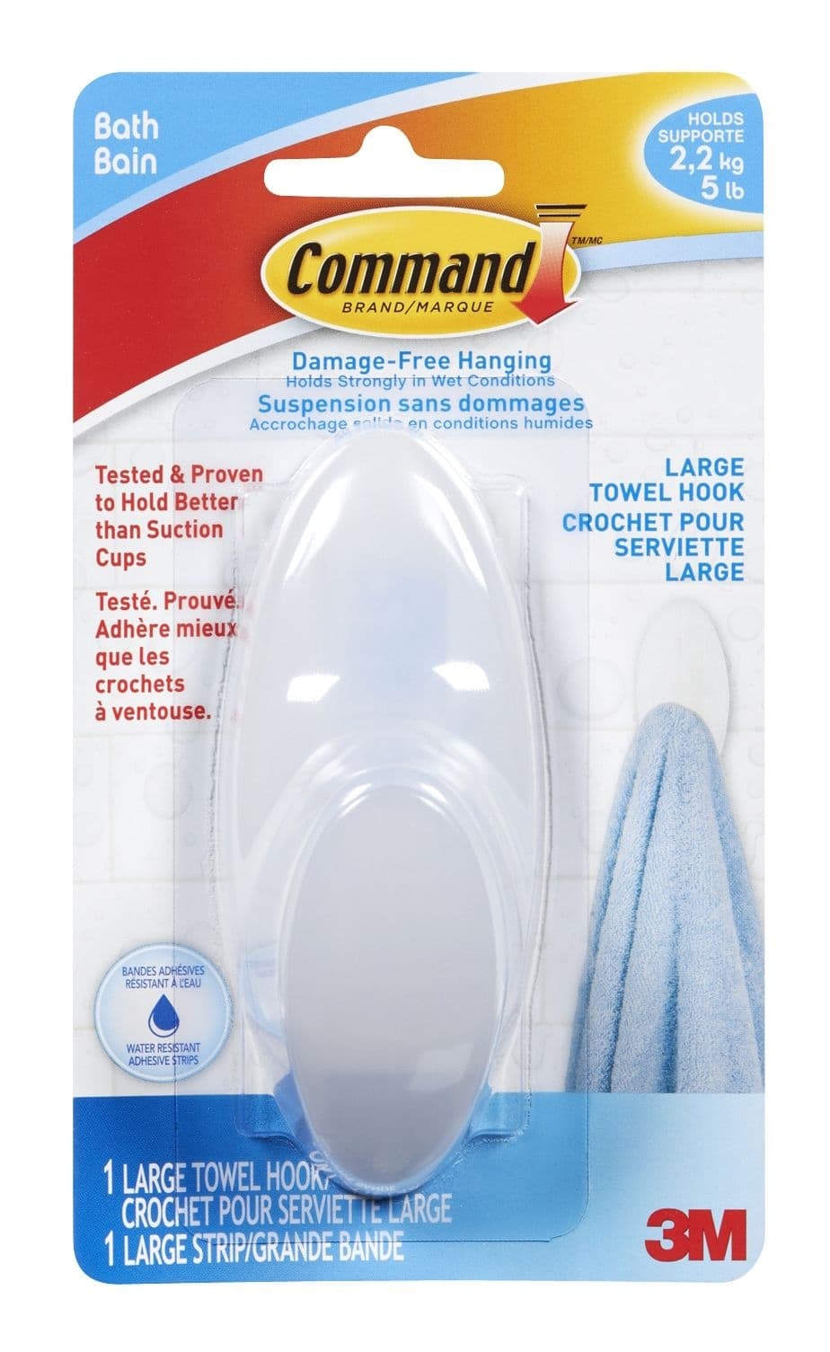 3M Command Large Bathroom Hook | Canadian Tire