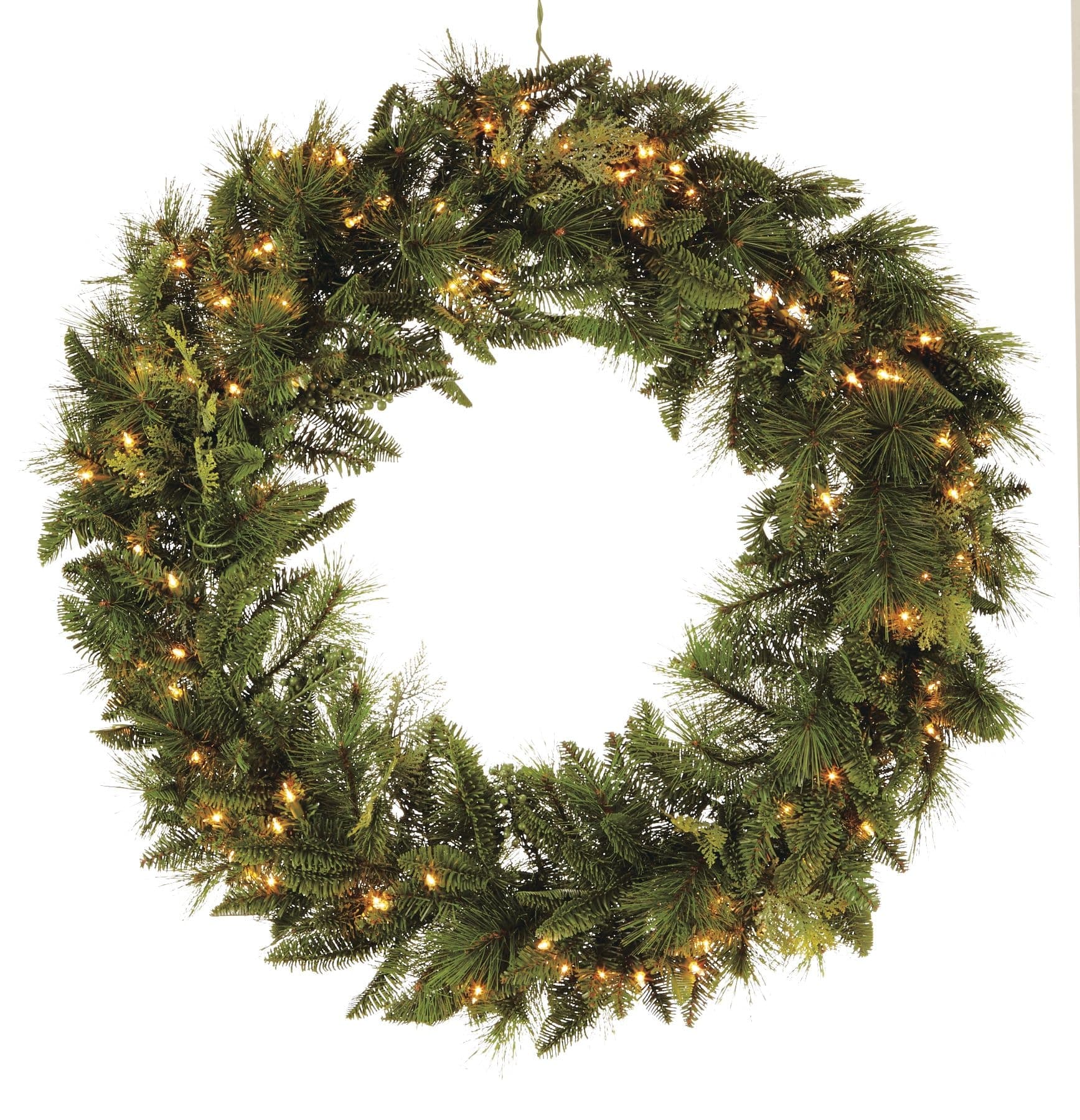 NOMA Deluxe Pre-Lit Incandescent Wreath, 36-in | Canadian Tire