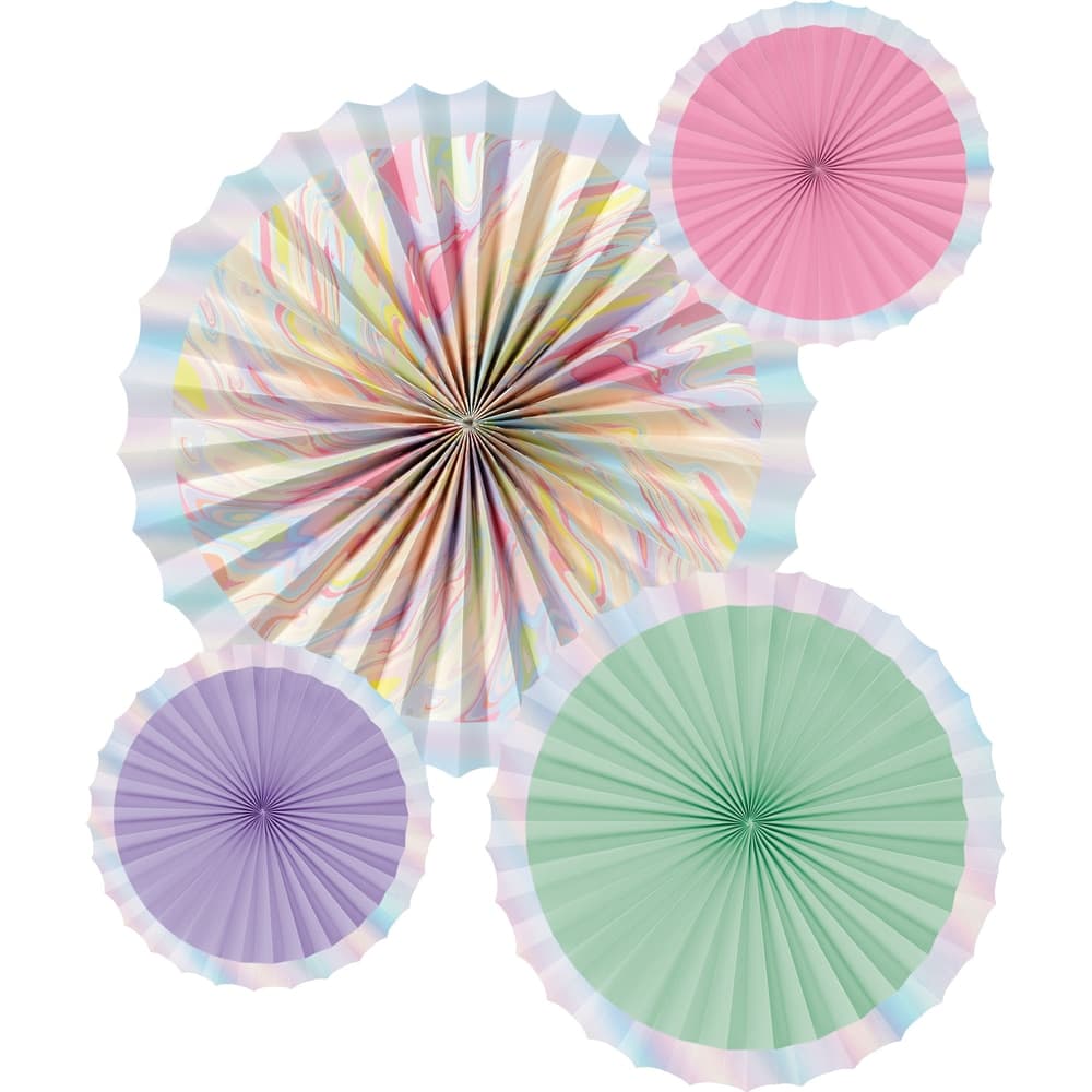 Amscan Pastel Fan Decorating Kit | Party City
