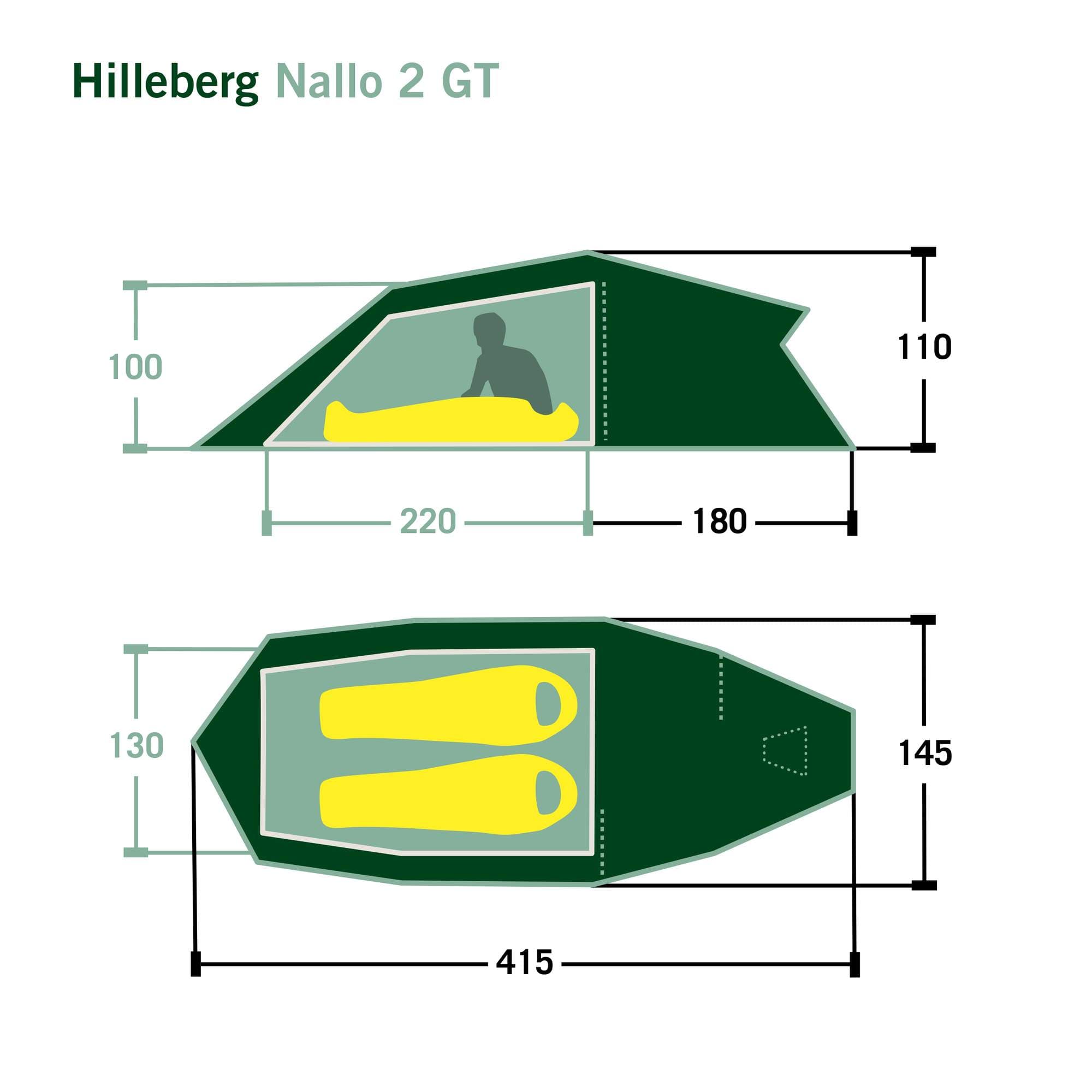 Hilleberg NALLO 2 GT - Tunnelzelt Tunnelzelt| Globetrotter