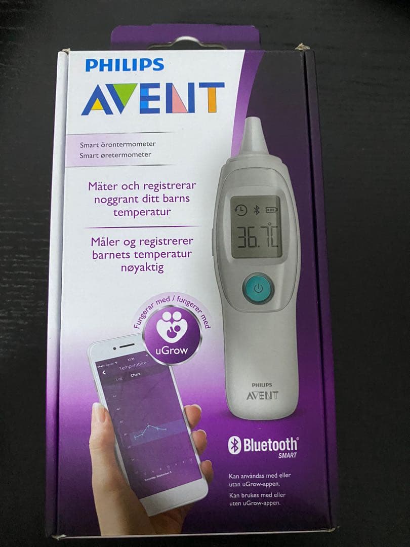 Philips Avent Ear Thermometer, Health & Nutrition, Thermometers on ...