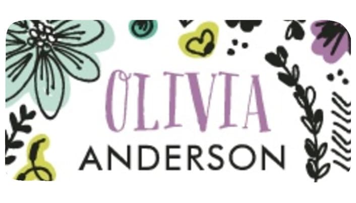 Little Doodles Custom Name Labels by Jessica Williams | Minted