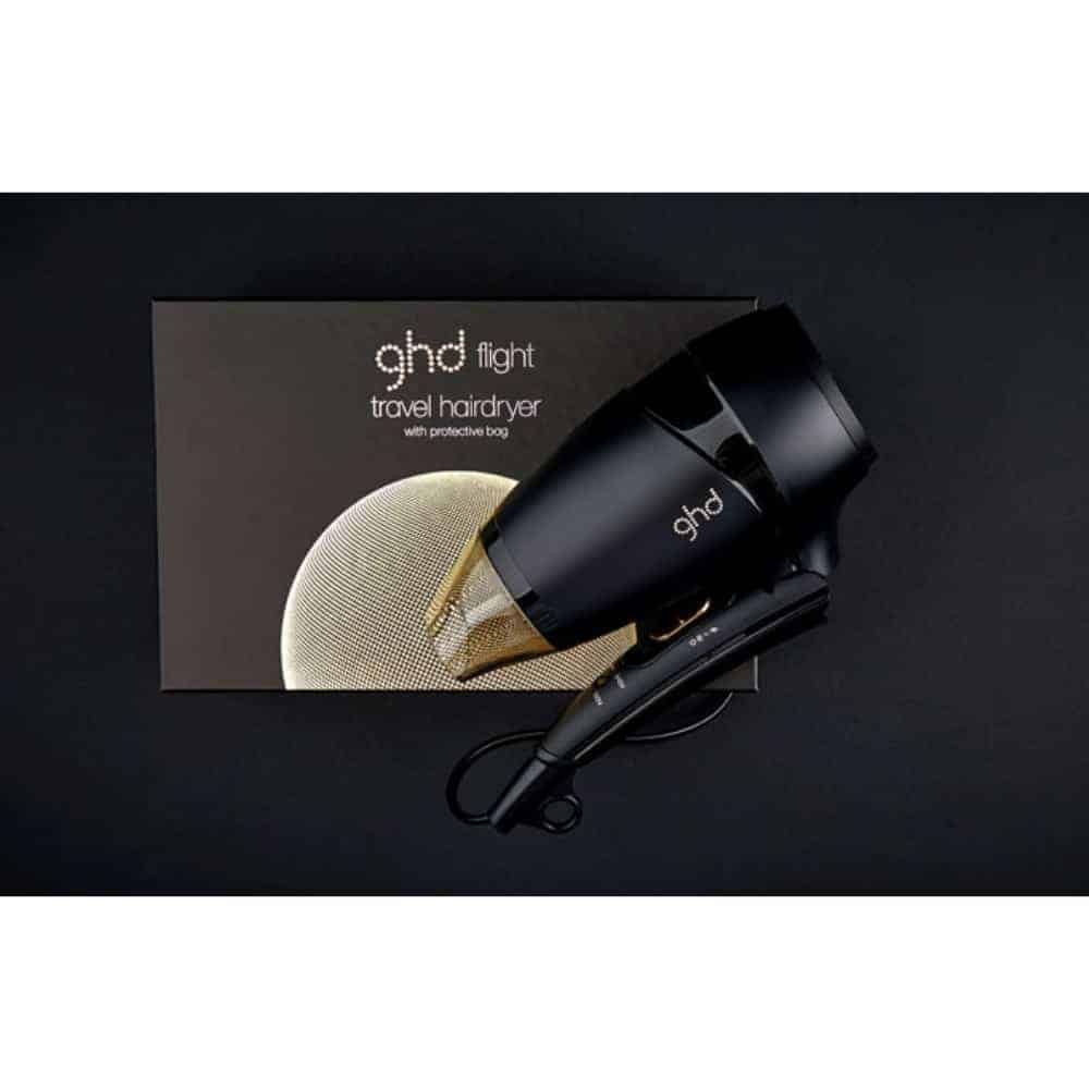 ghd FLIGHT Travel Hair Dryer with Protective Bag - NevoShop.com.au