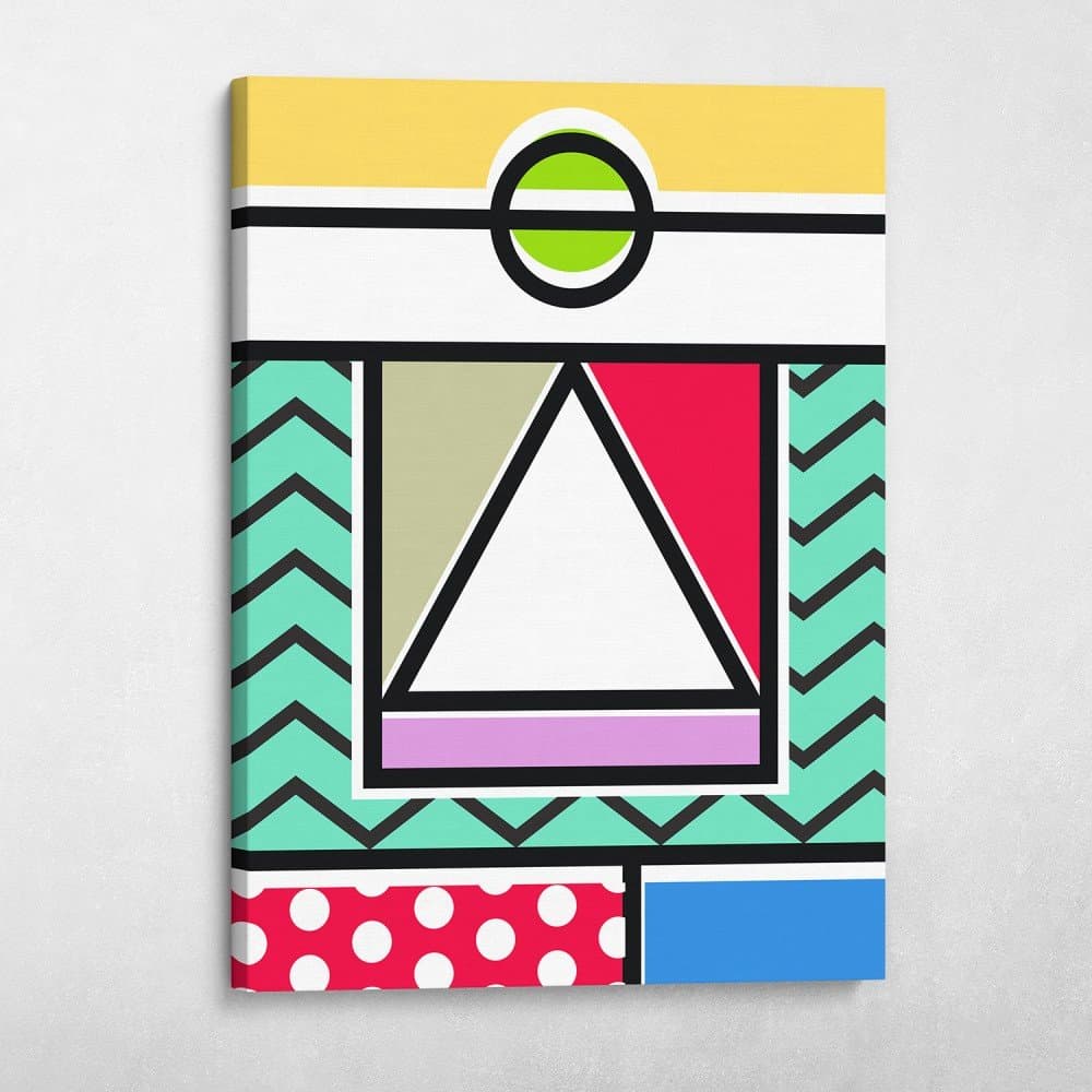 Memphis Pattern Pop Art Retro 80s 90s Wall Art