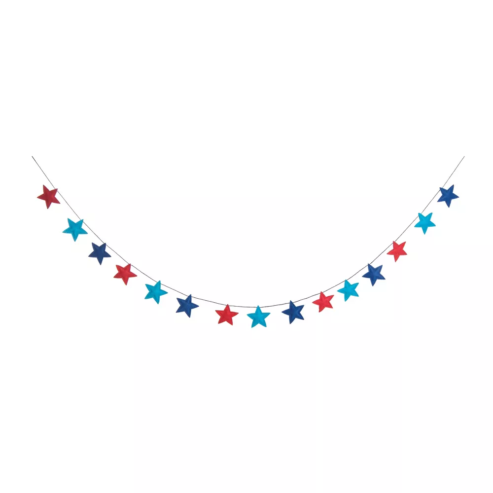Patriotic Star Garland - ReadyFestive
