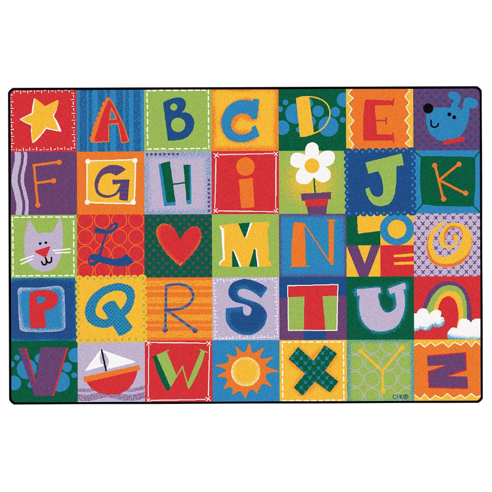 Children's Rugs - Carpets for Kids Alphabet Blocks Rug