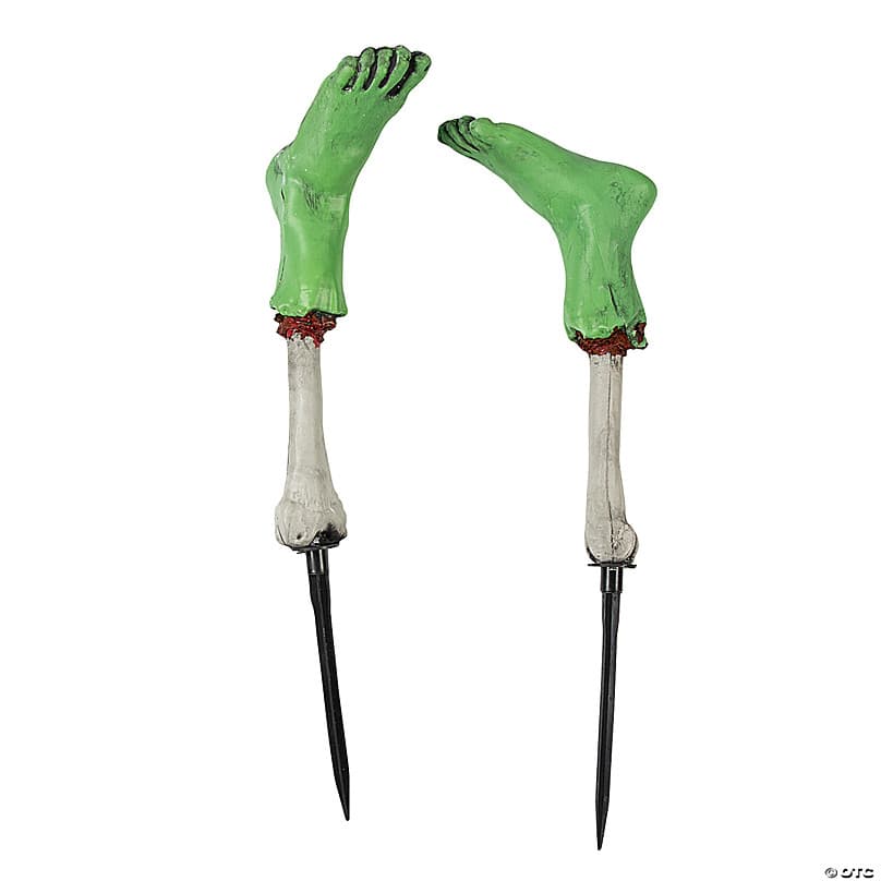 Zombie Feet Yard Stakes Halloween Decorations | Halloween Express