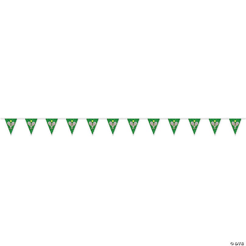 Beistle - Tennis Pennant Banner - 12 Pack | Oriental Trading