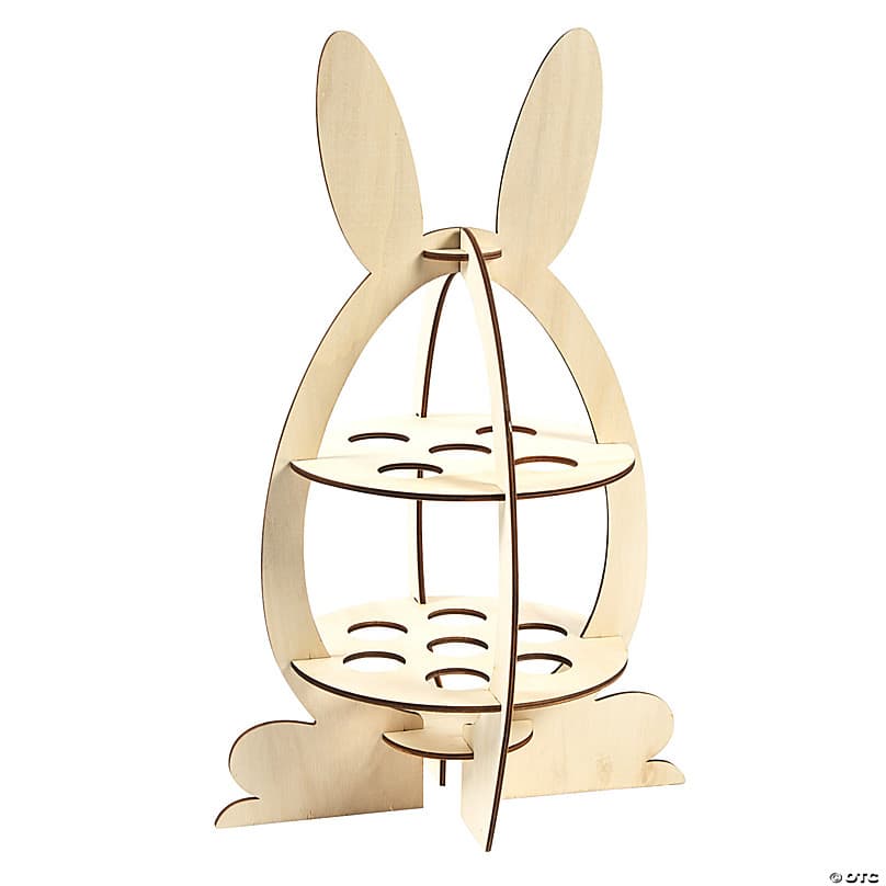 DIY Unfinished Wood Easter Egg Display Stand | Oriental Trading