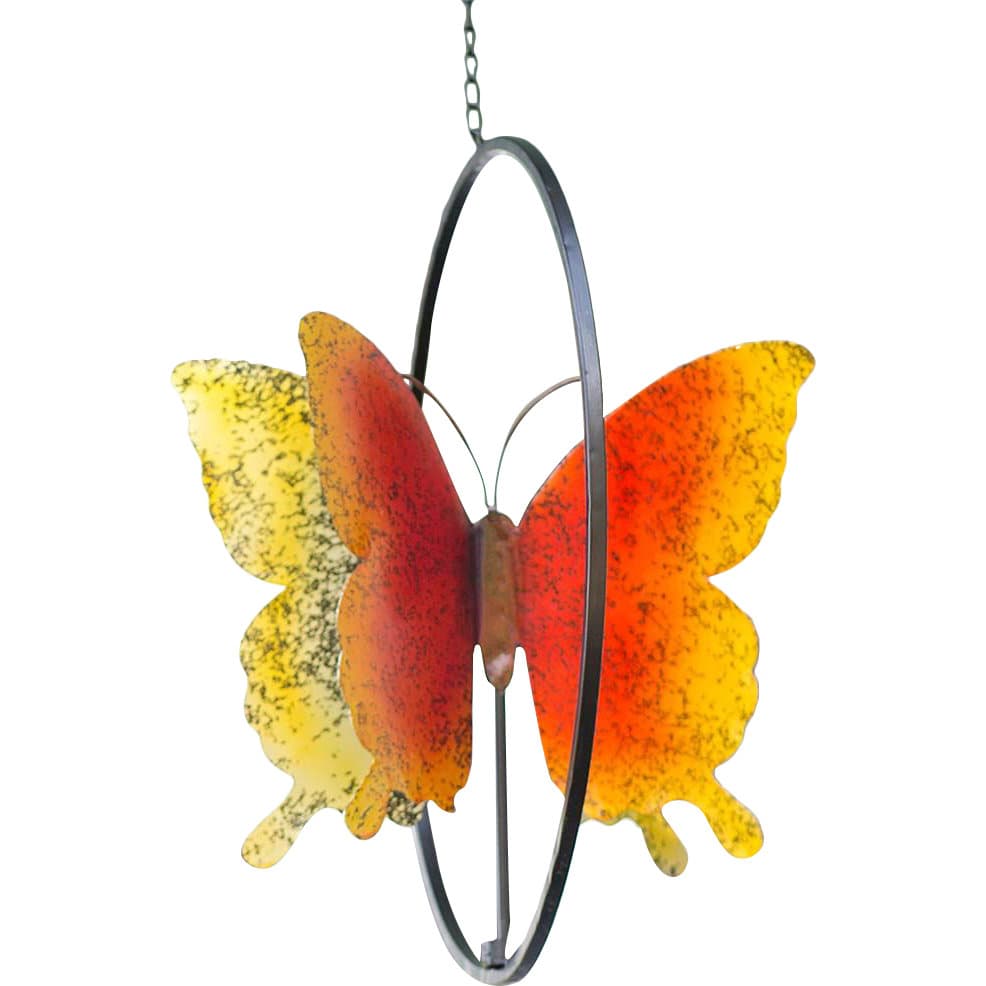 Plow & Hearth Hanging Butterfly Wind Spinner | Wayfair