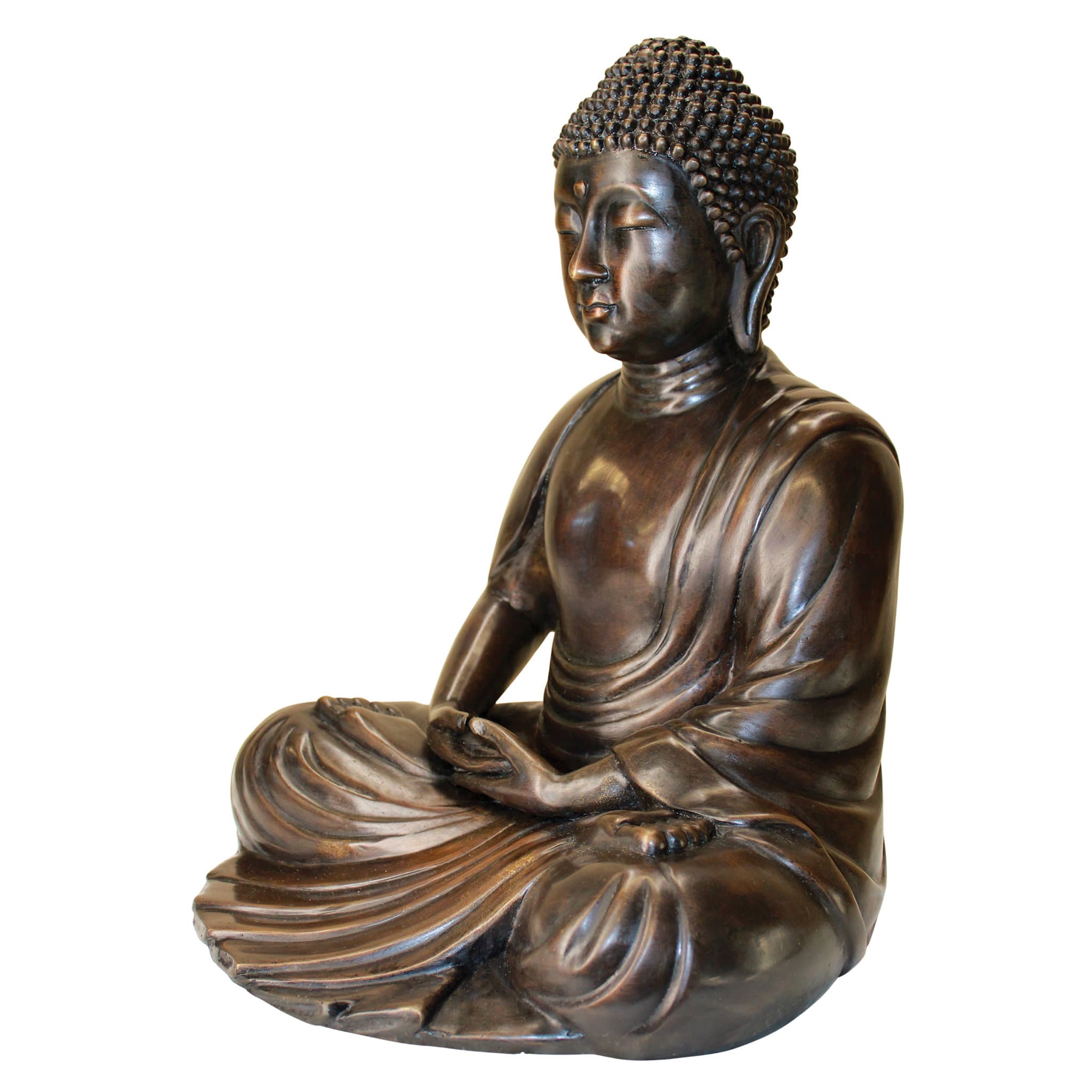 Design Toscano Meditating Buddha Cast Garden Statue | Wayfair