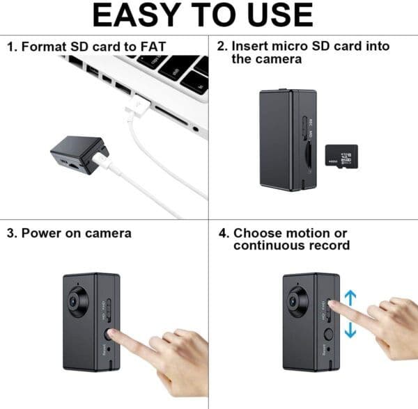 Fuvision Mini Portable Spy Camera - SpyCamCentral